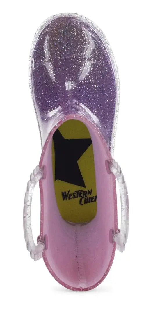 Toddler Western Chief Glitter Ombre Lighted – Sparkling Fun for Rainy-Day Adventures  Product variant 