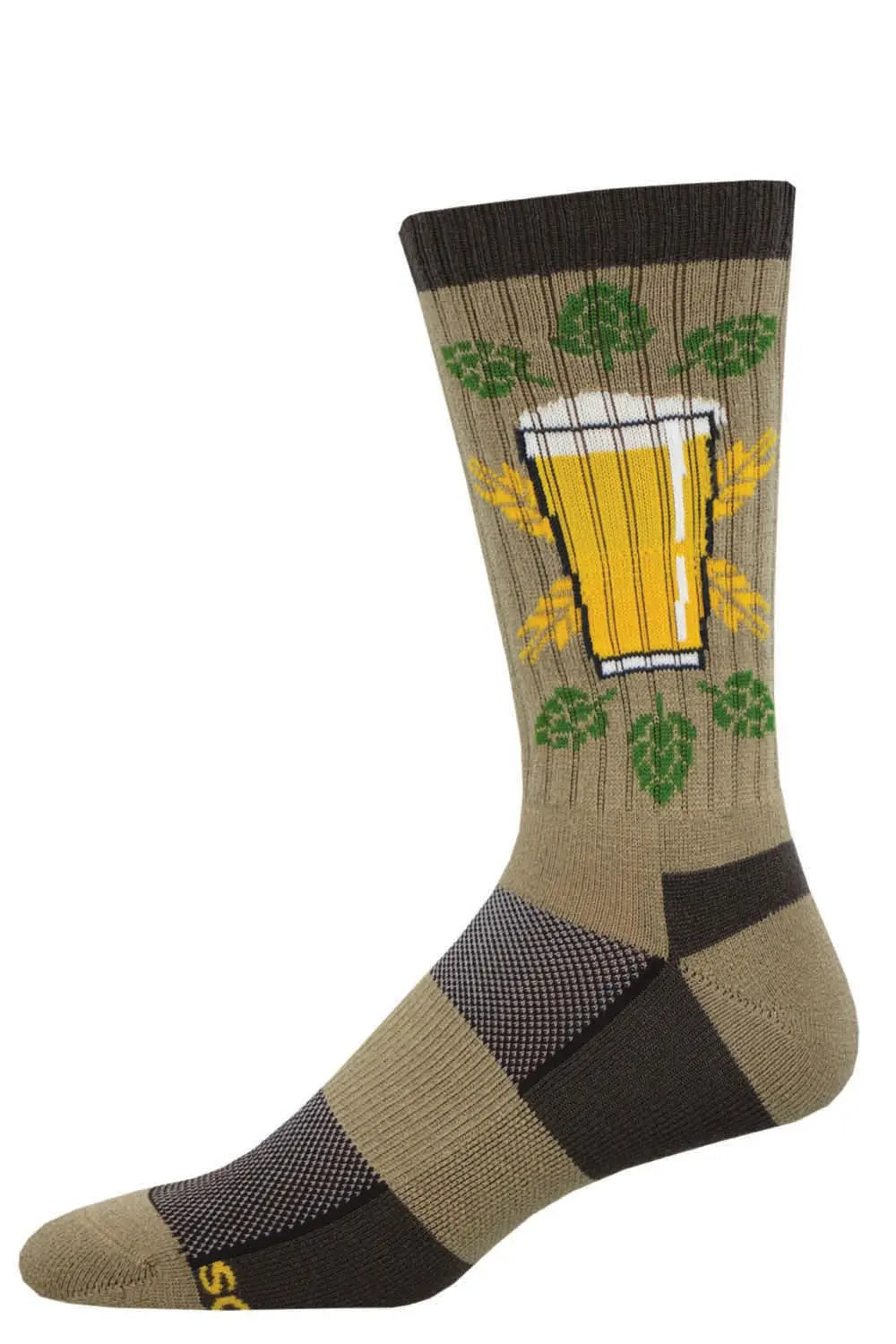 Men's Socksmith Home Brew Socks – Beer Lover’s Style & Comfort    SOCK SMITH