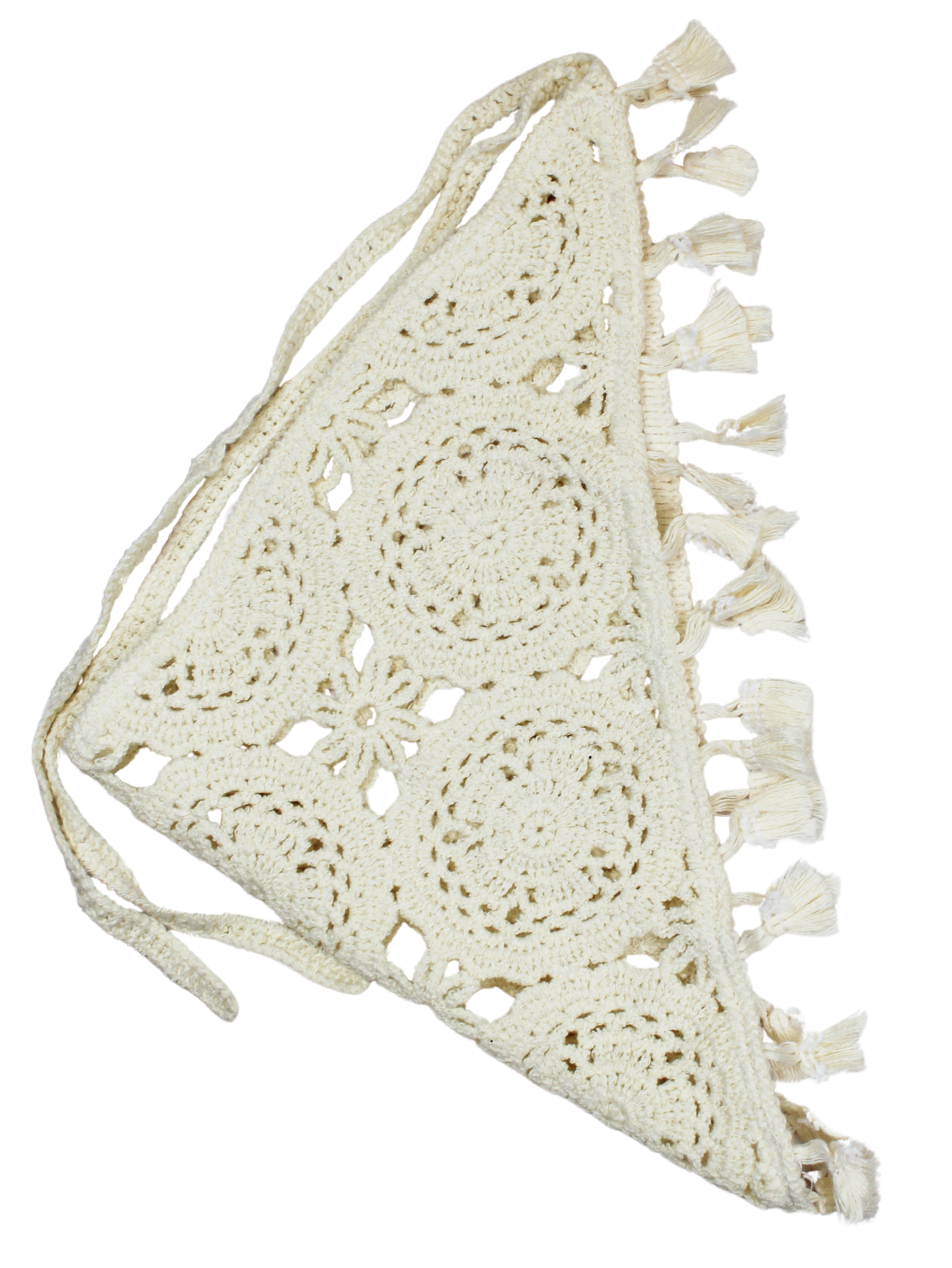 Joia Desert Lace Head Scarf – Boho Crochet Hair Scarf    JOIA TRADING CO.