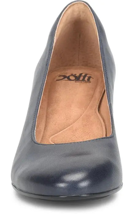 Women’s Sofft Anna Marie – Classic Block Heel Pump in Leather    SOFFT