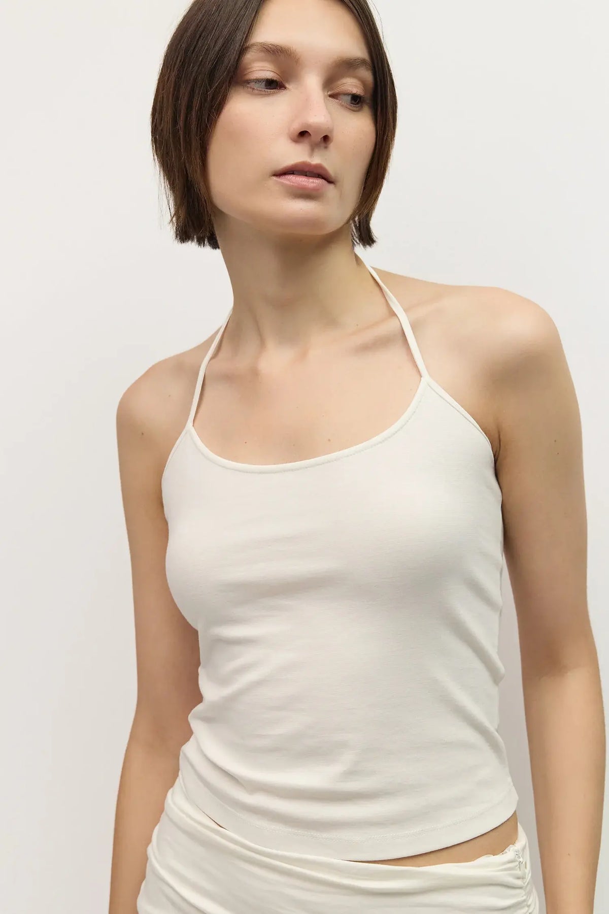 Mod Ref Off Duty Darling Halter Top – Fitted Adjustable Halter Top