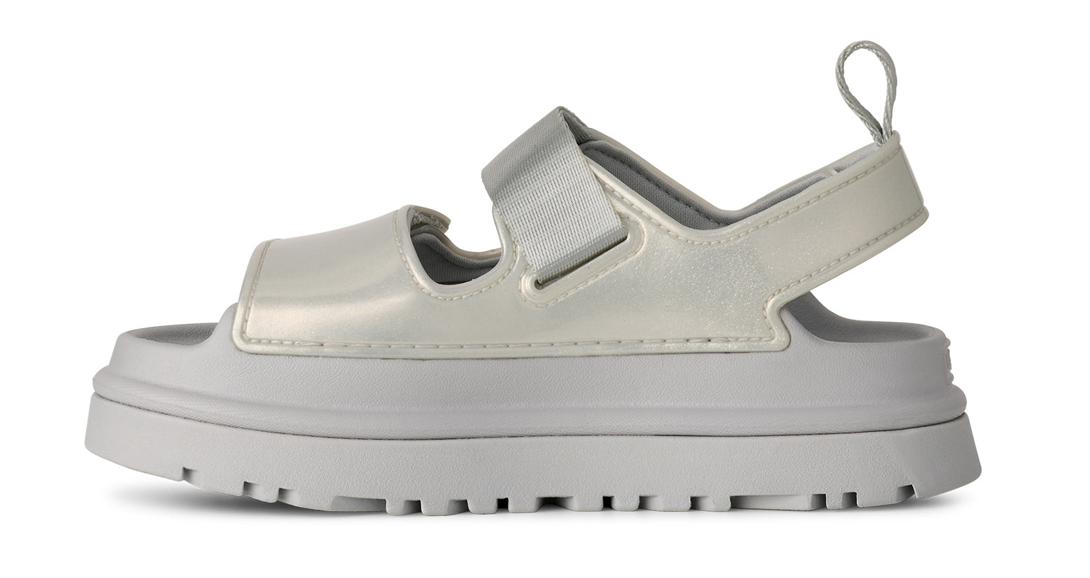 Kids' UGG GoldenGlow Glossy Sparkles – Shimmer Summer Sandals    UGG