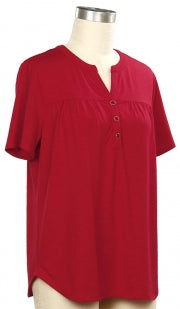 L. Hamrick Ruby Muse Blouse – Women’s Relaxed Everyday Top    L HAMRICK