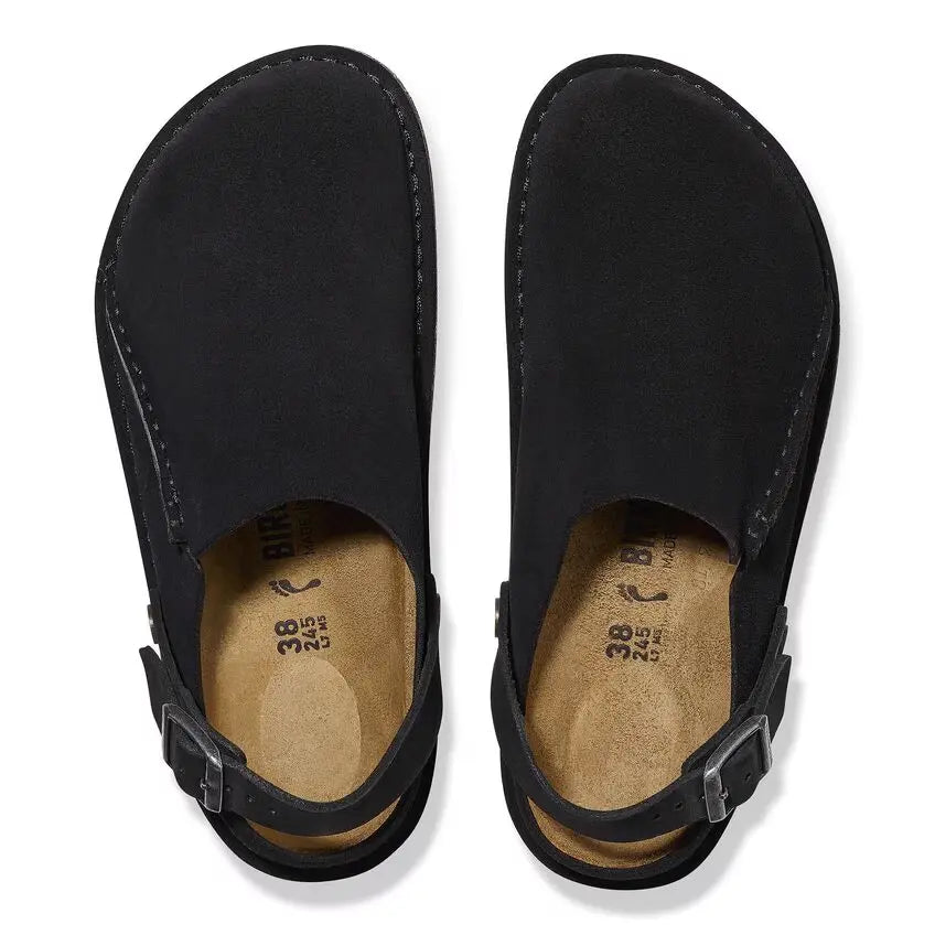 Birkenstock Lutry – Convertible Suede Clogs for All-Day Comfort -   -  BIRKENSTOCK