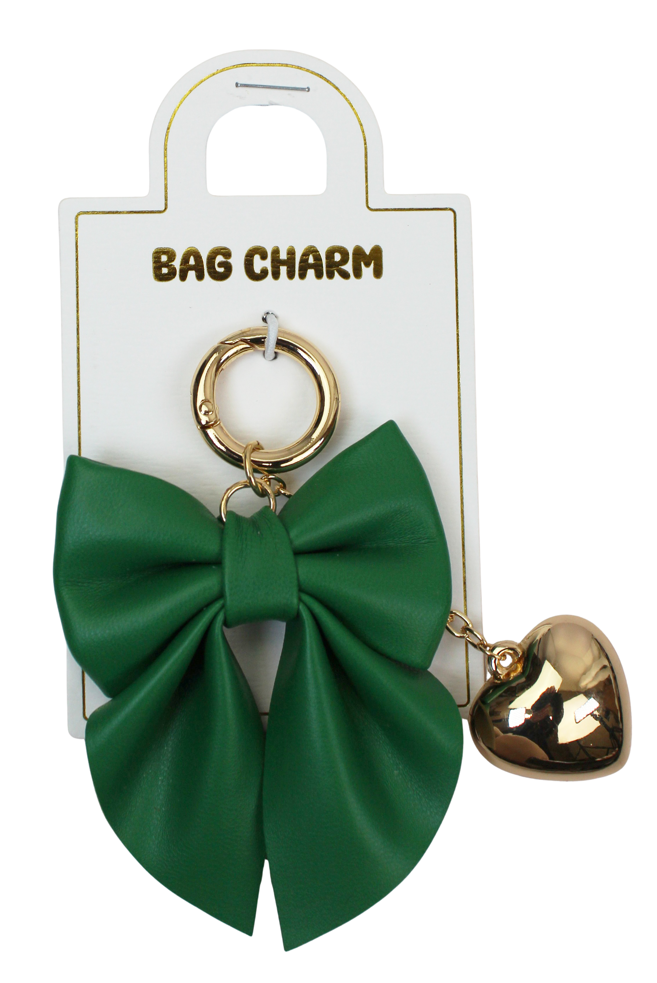 Joia Leather Bow Bag Charm – Chic Accessory for Any Handbag    JOIA TRADING CO.