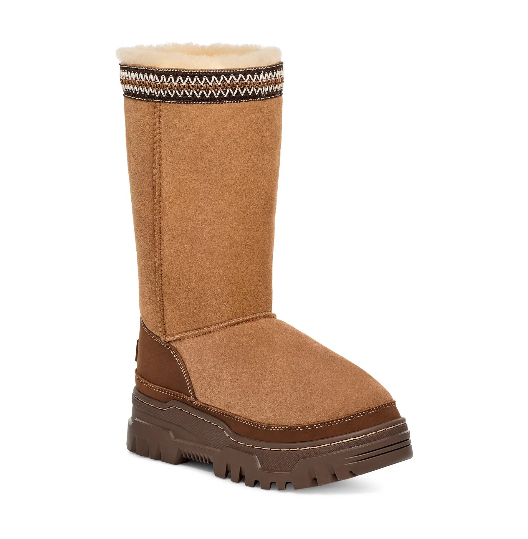 UGG Women's Classic Tall Trailgazer – Cozy, Waterproof & Winter-Ready HICKORY-10 UGG