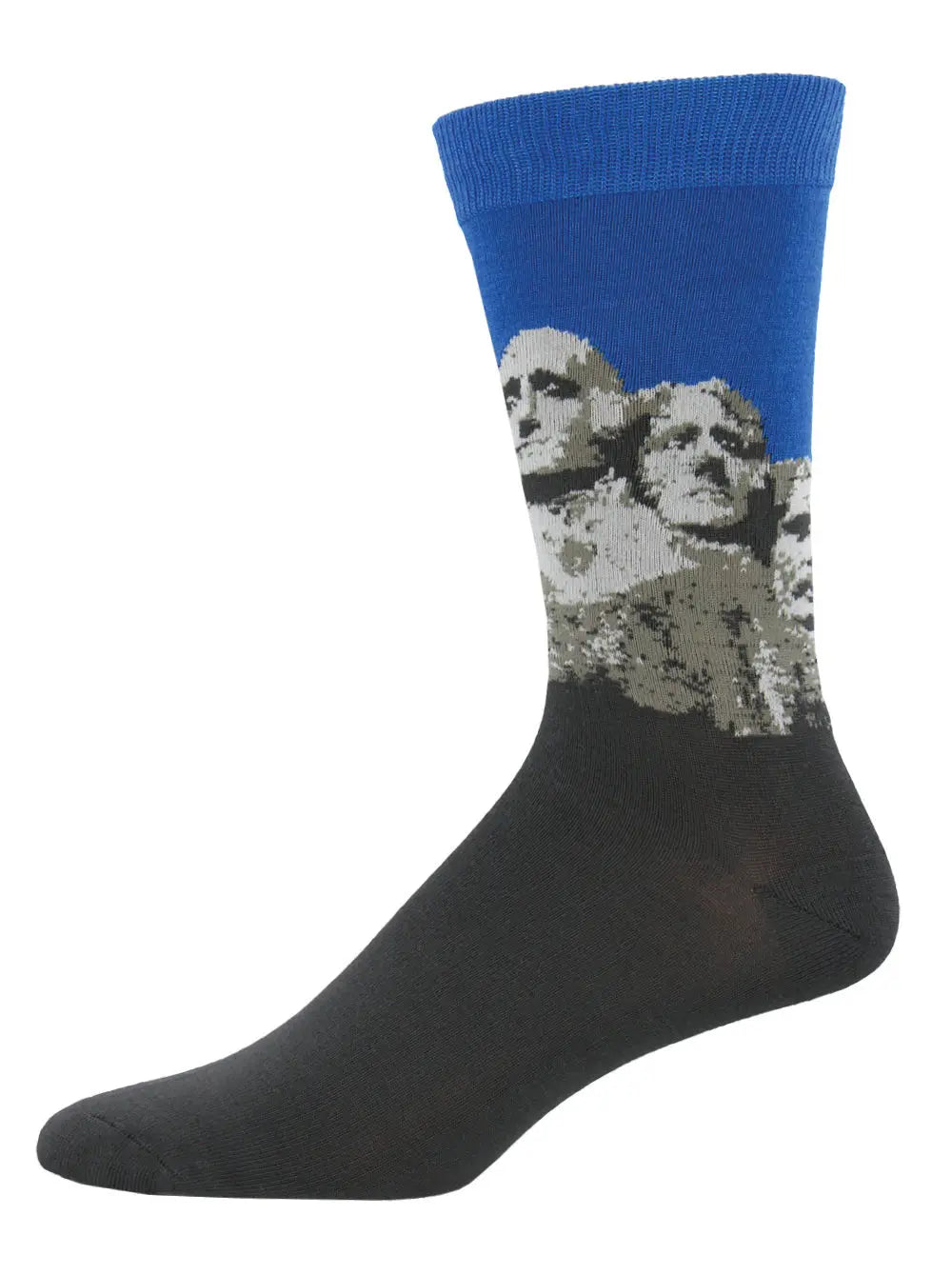 Men's Socksmith Mount Rushmore Socks – Patriotic Novelty Crew    SOCK SMITH