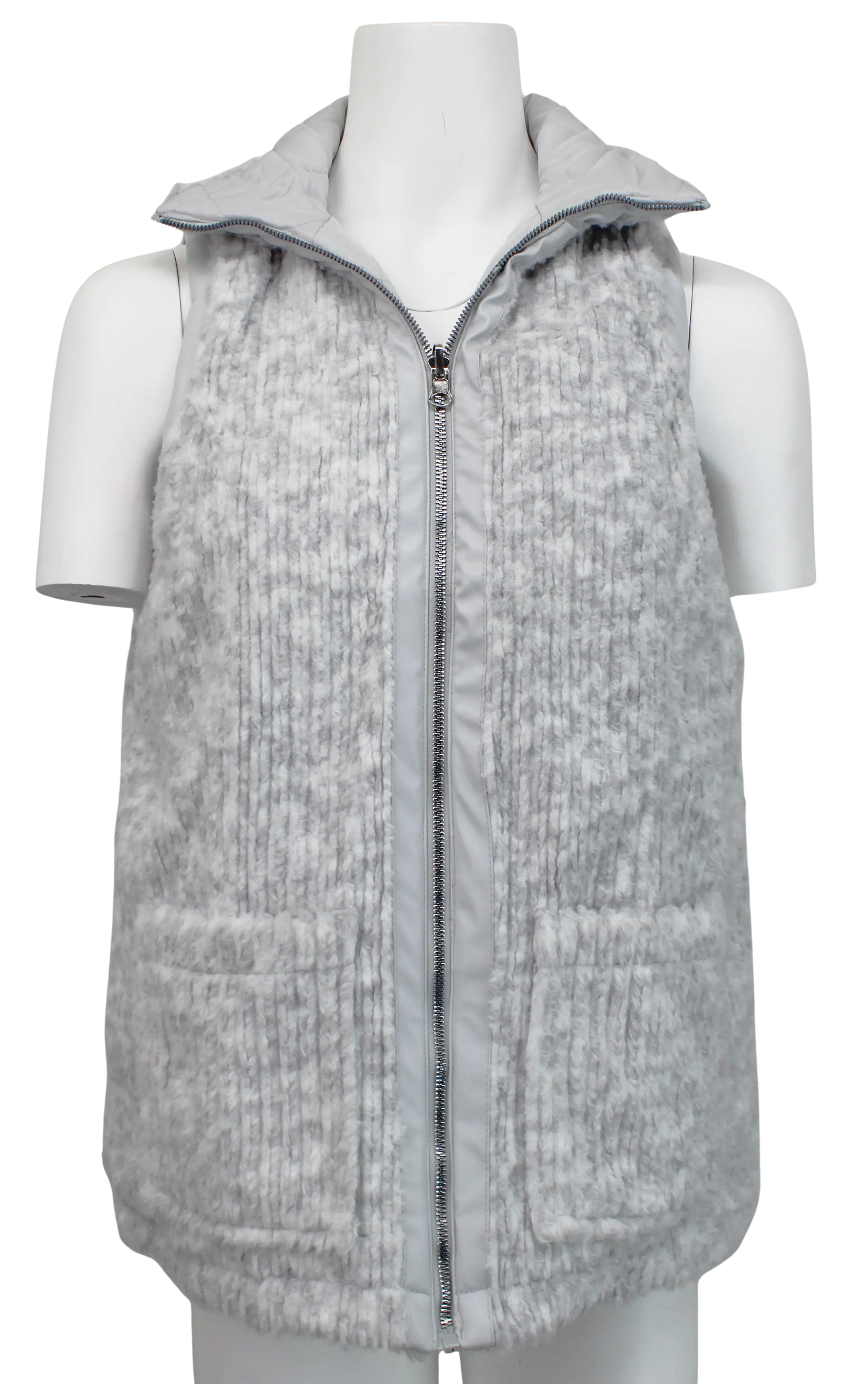 Keren Hart Autumn Baby Reversible Vest – Faux Fur & Quilted Style  XL  KEREN HART