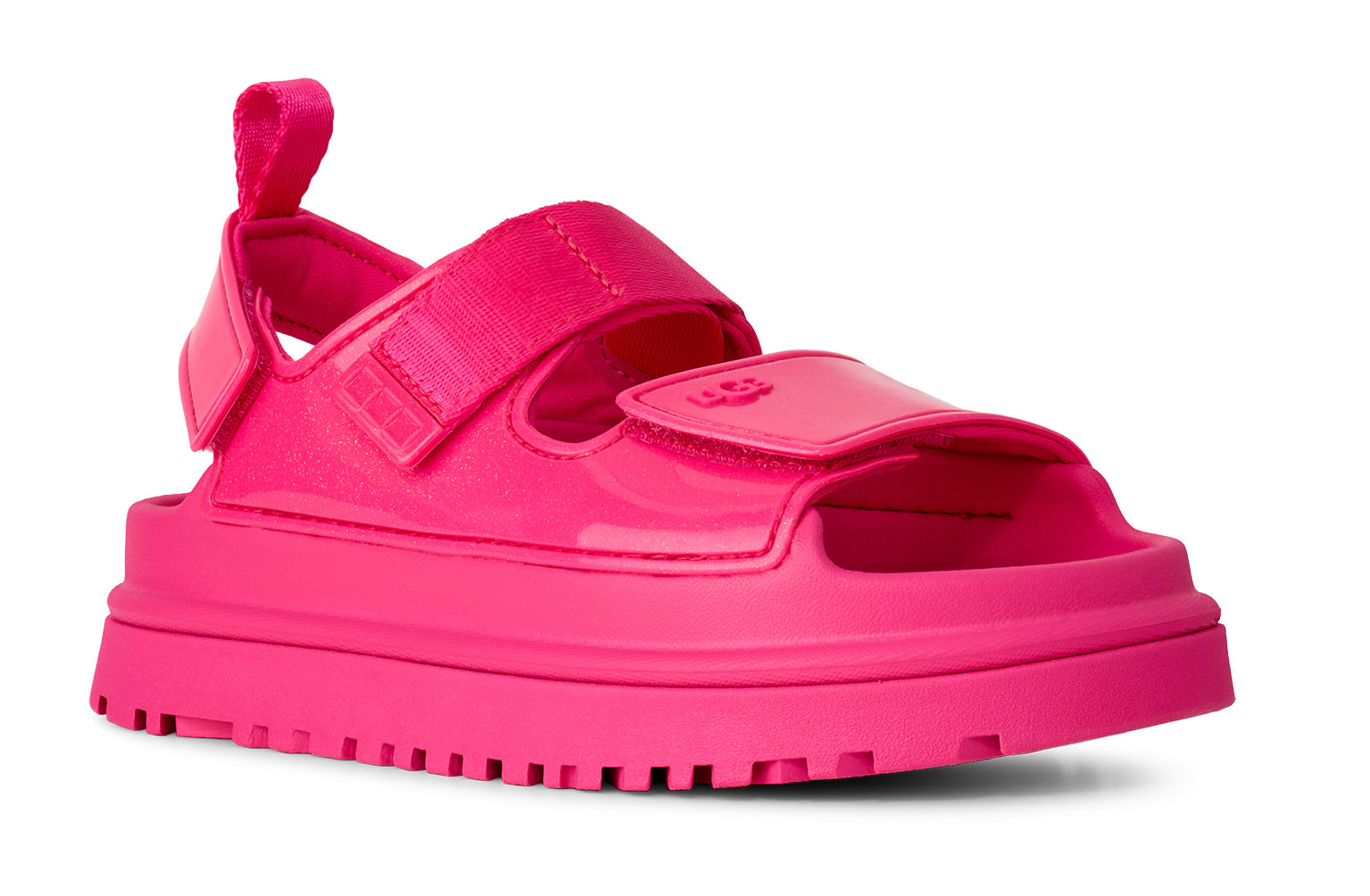 Kids' UGG GoldenGlow Glossy Sparkles – Shimmer Summer Sandals