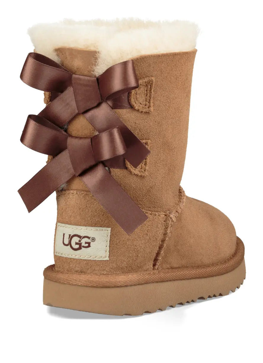 Toddler’s UGG Bailey Bow II – Cozy Sheepskin Boot with Silky Bows    UGG