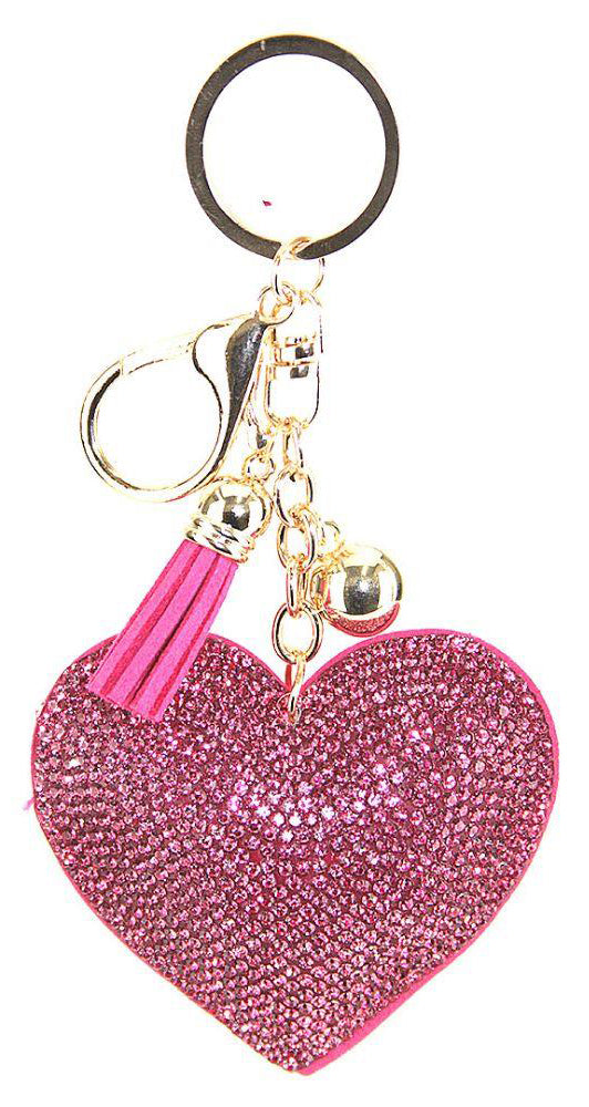 Joia Badazzled Keychains – Rhinestone Tassel Key Chain Accessory    JOIA TRADING CO.