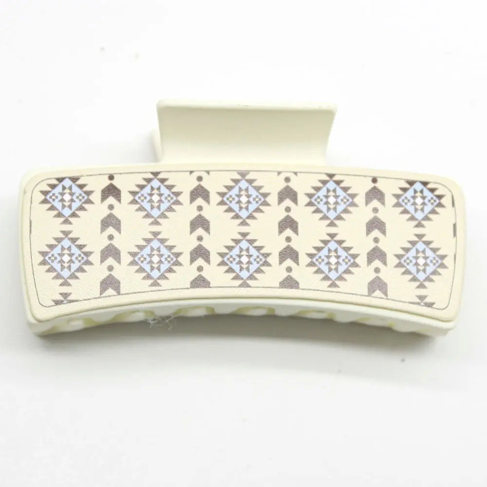 Joia Accessories Western Pattern Claw Hair Clip – Stylish & Secure Hold    JOIA TRADING CO.