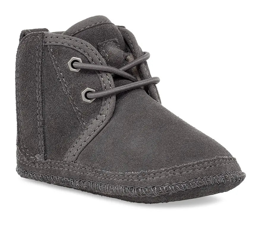 Baby UGG Neumel – Cozy Suede Boot with Wool Lining & Easy Hook-and-Loop Closure