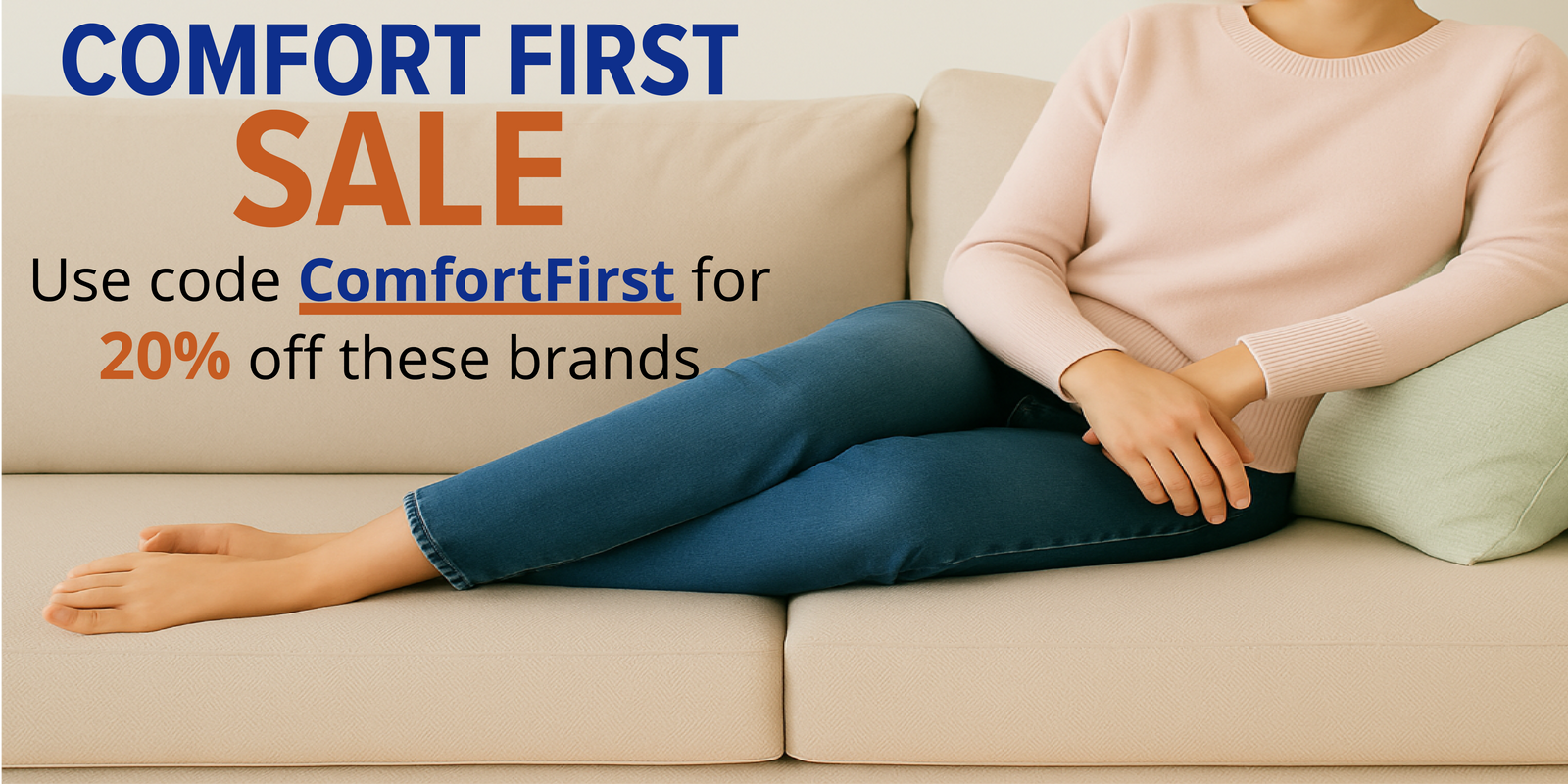 ComfortFirst brand banner