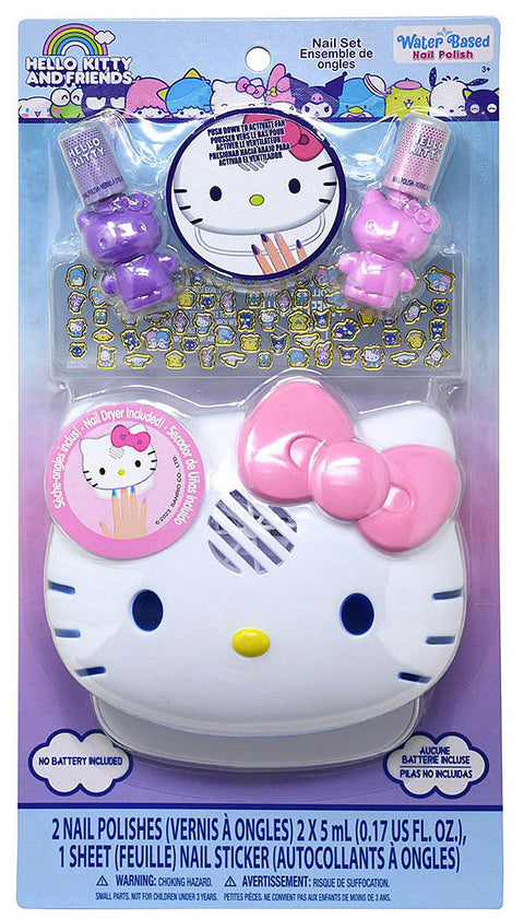 Joia Hello Kitty Manicure Set w/Dryer – Kids’ Nail Kit