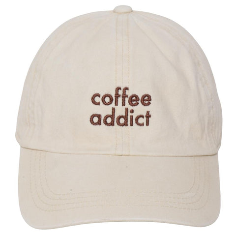 Joia Coffee Addict Hat – Cotton Embroidered Casual Cap