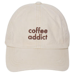 Joia Coffee Addict Hat – Cotton Embroidered Casual Cap    JOIA TRADING CO.