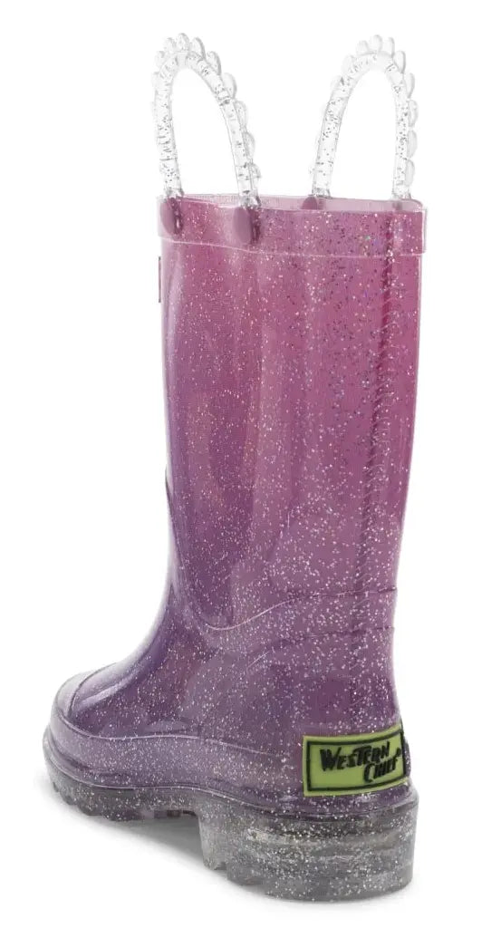 Toddler Western Chief Glitter Ombre Lighted – Sparkling Fun for Rainy-Day Adventures  Product variant 