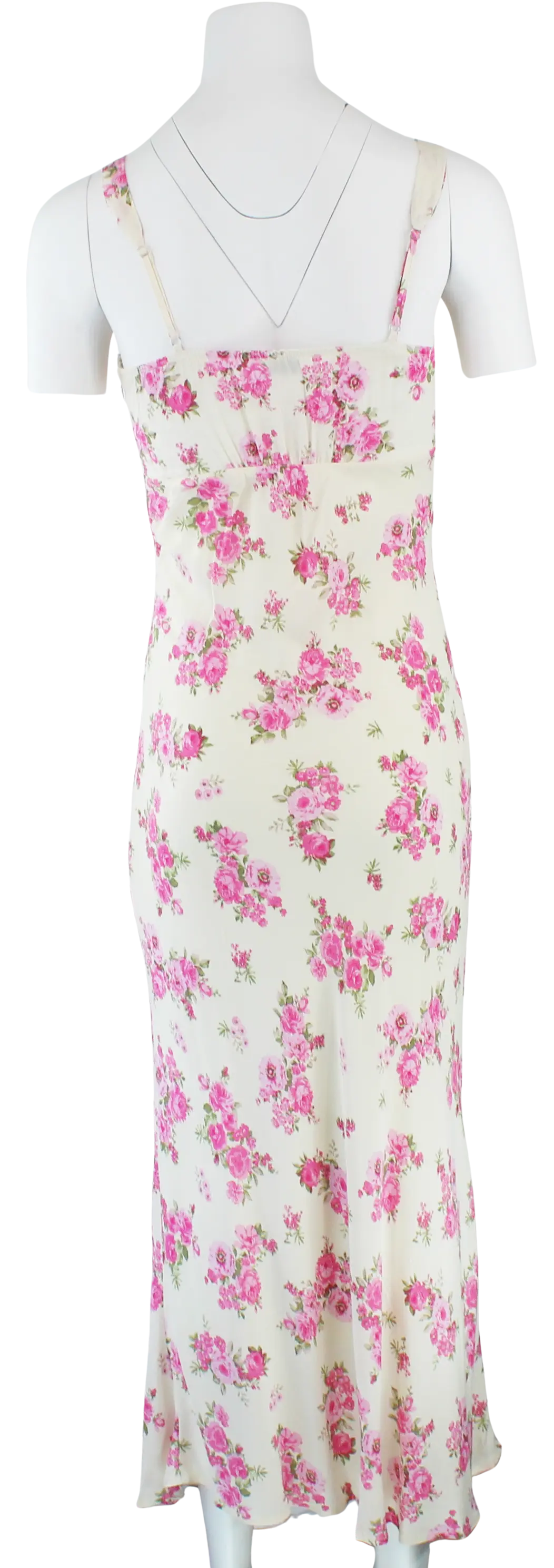 Blu Pepper Floral Bloom Dress – Sweetheart Neckline Midi with Tie Detail    BLU PEPPER