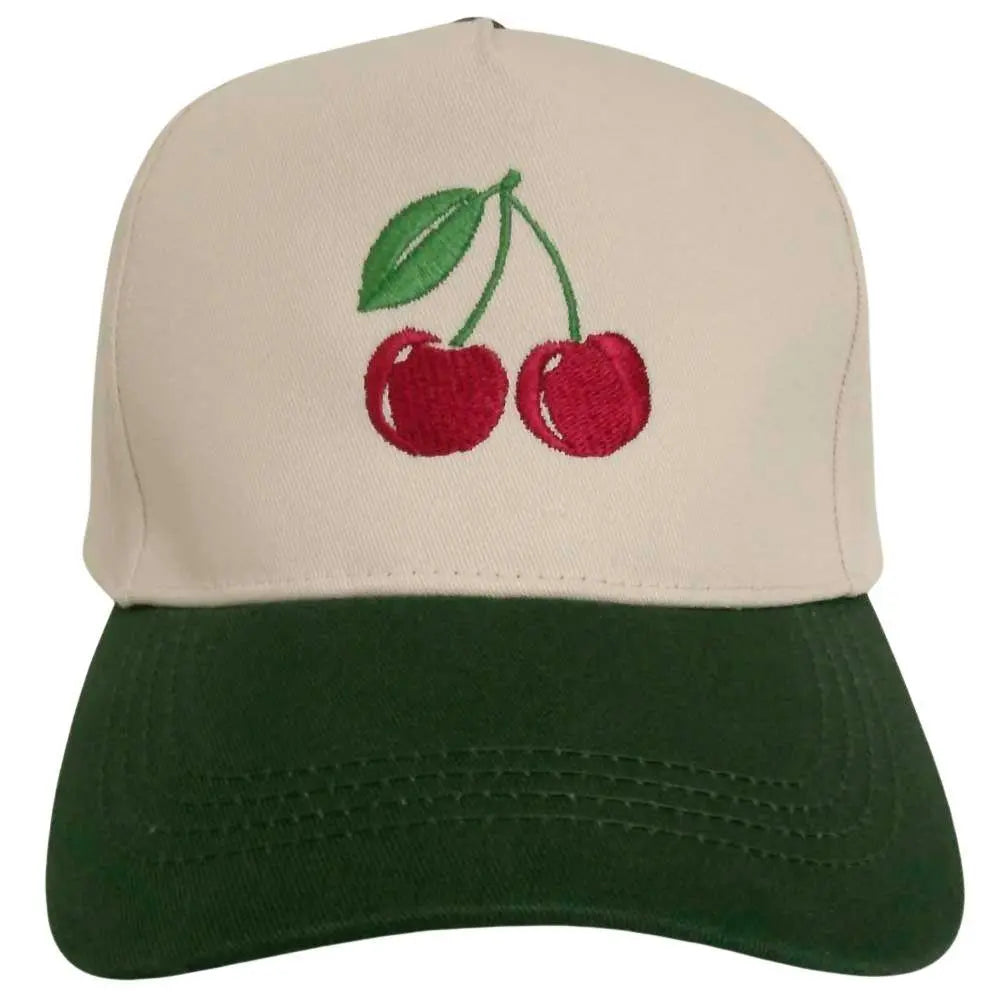 Joia Accessories Cherry EMB Trucker Hat – Adjustable Everyday Cap    JOIA TRADING CO.