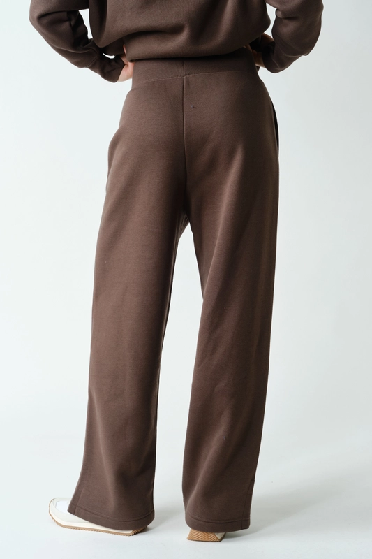 Mono B CloudWalk Wide Leg Fleece Pants – Relaxed Lounge Pants