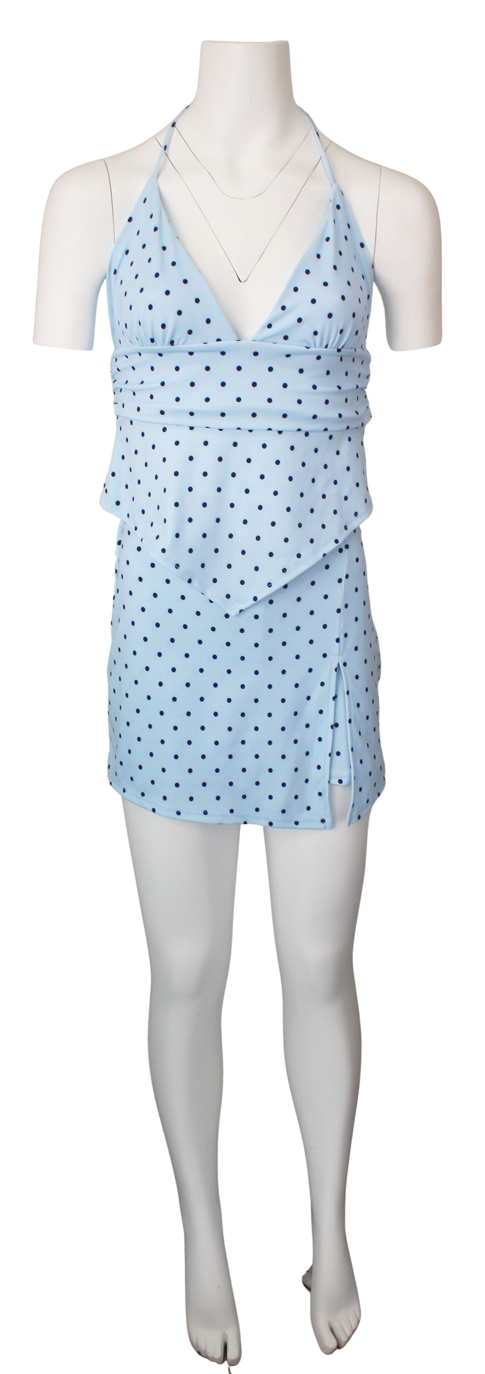 Timing Sunny Blues Skort – High Rise Polka Dot Style    TIMING INC