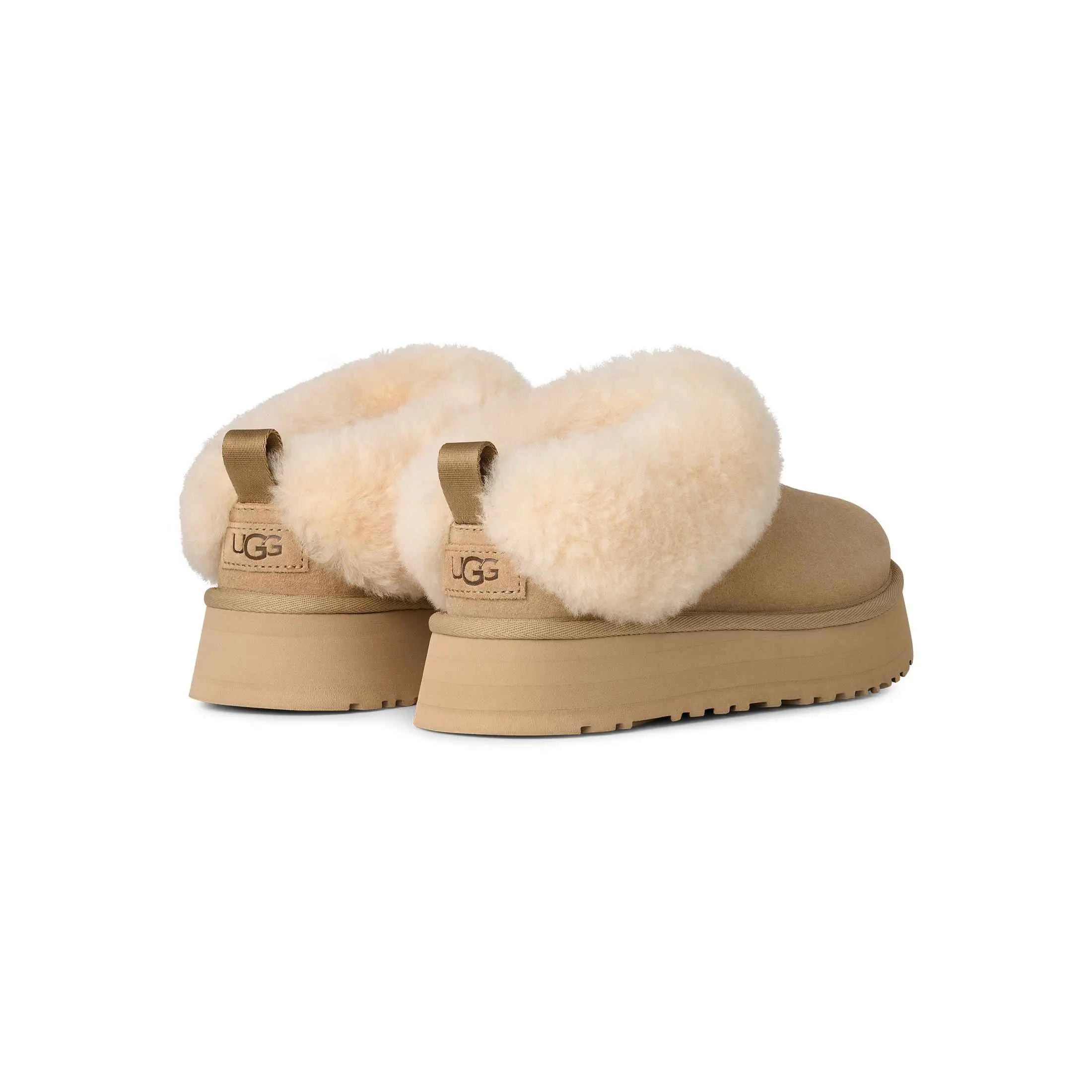 Women’s UGG Tazzette – Cozy Sheepskin Indoor-Outdoor Platform Slipper    UGG