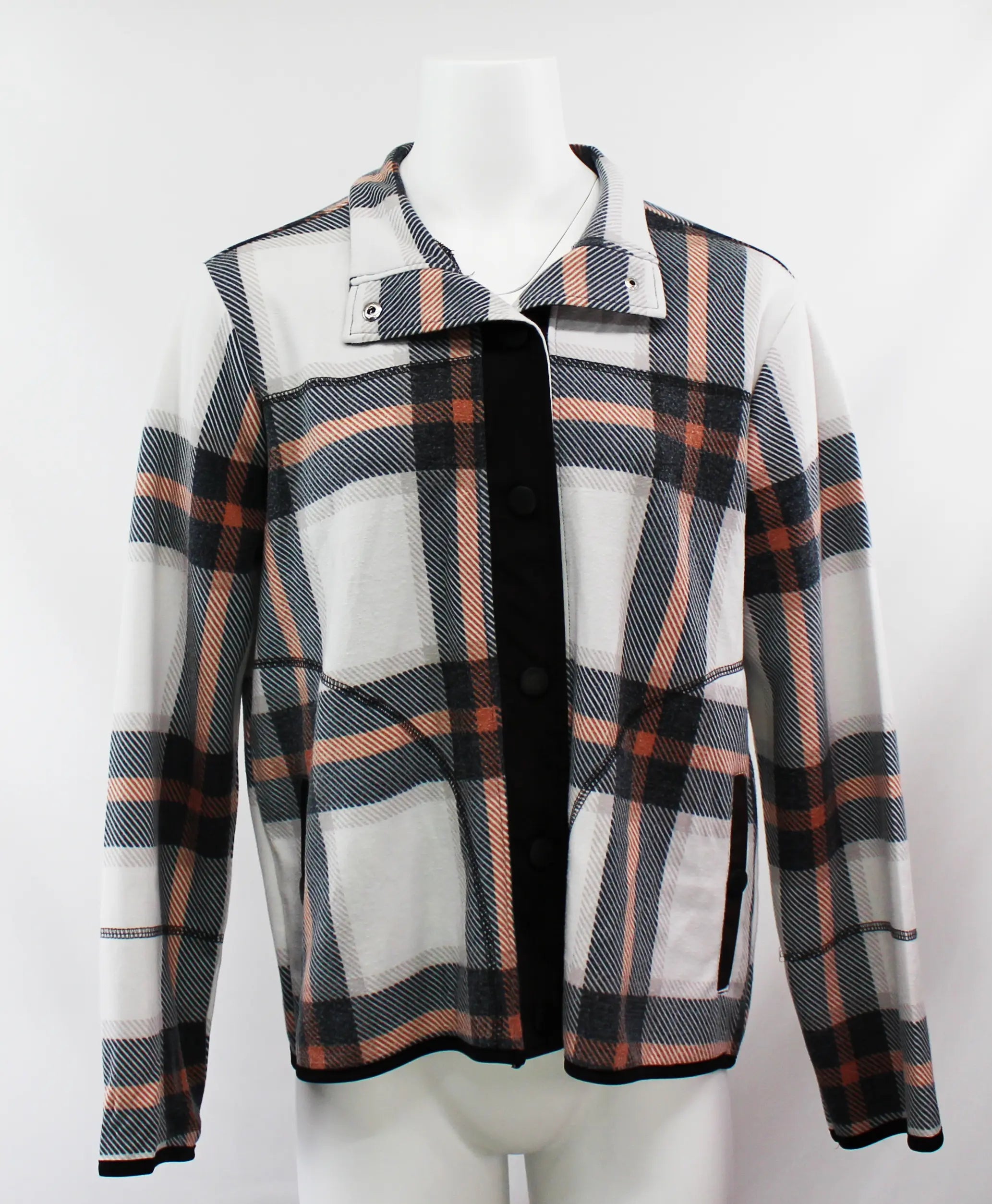 Keren Hart Gin O’ Clock Plaid Jacket – Effortless Style Meets Cozy Comfort  MULTI-XL  KEREN HART