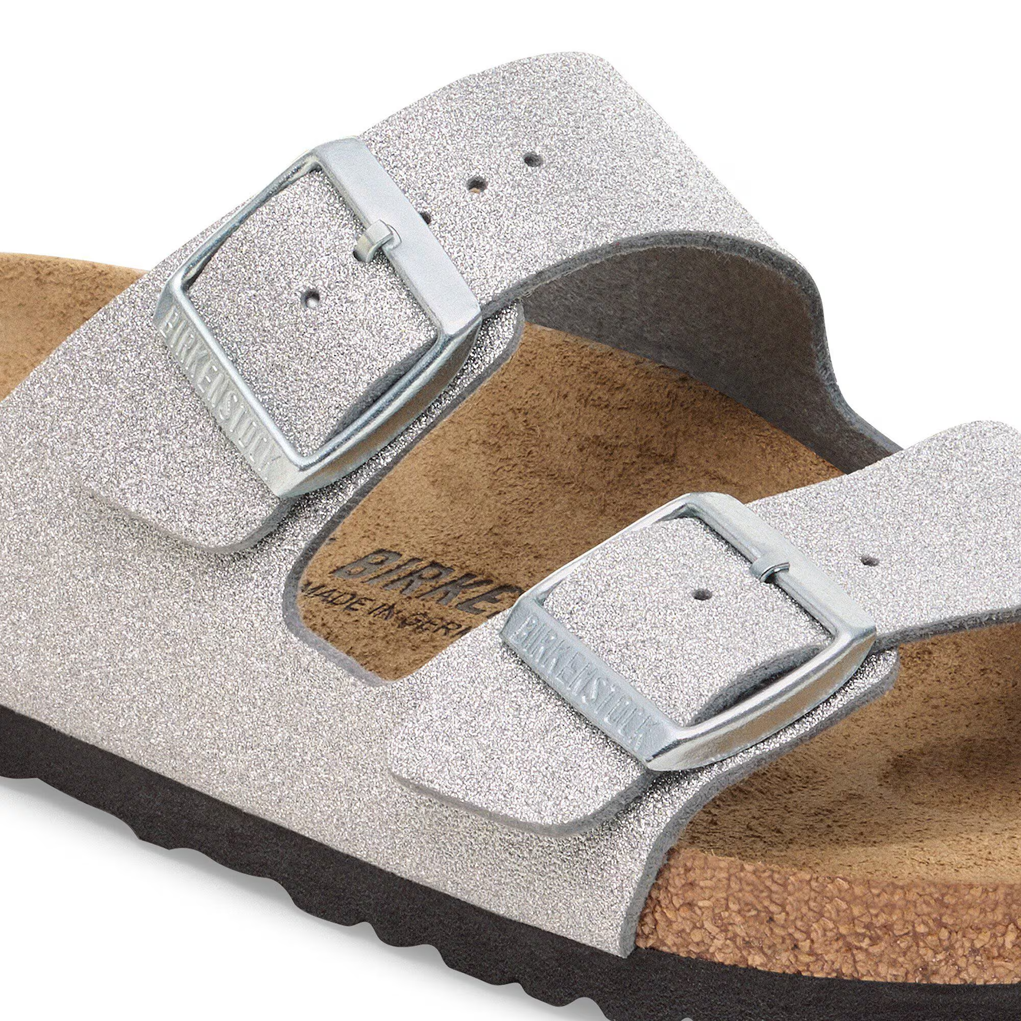 Women's Birkenstock Arizona Synthetic Sandals – Classic Glitter Adjustable Two Strap Sandal