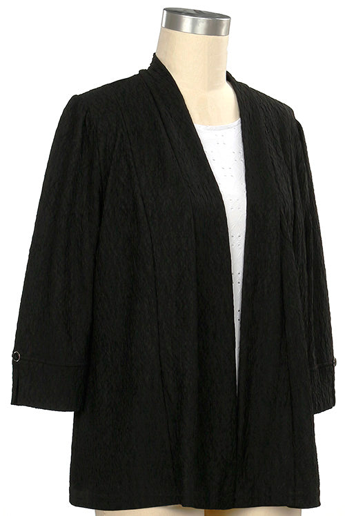 L Hamrick Refined Drape Jacket – Effortless Elegance Layer