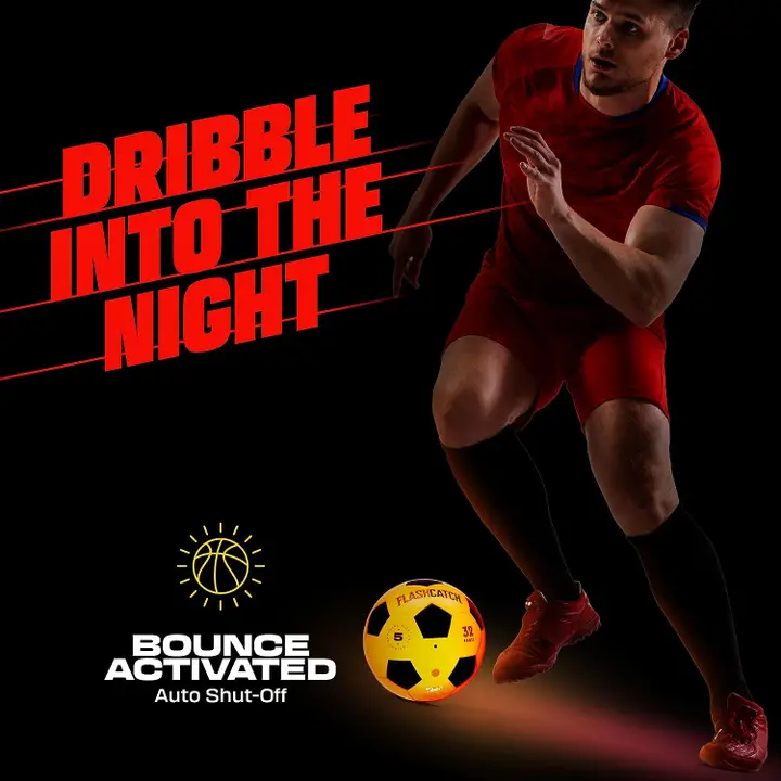 Faire Light Up Soccer Ball – LED Glow Ball for Night Play    FAIRE