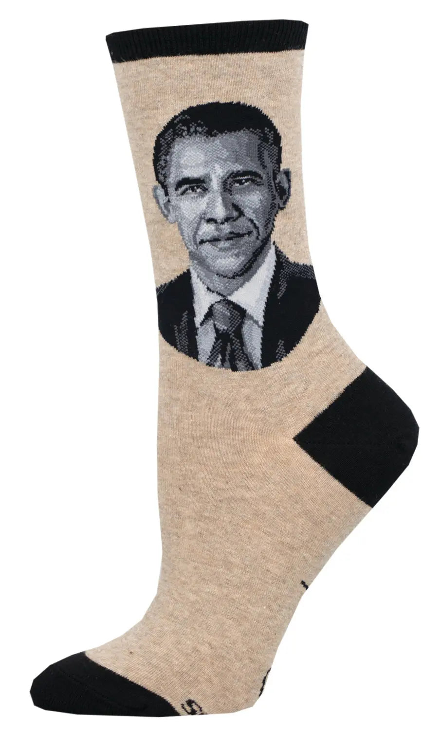 Women's Socksmith President Obama Socks – Presidential Novelty Crew    SOCK SMITH