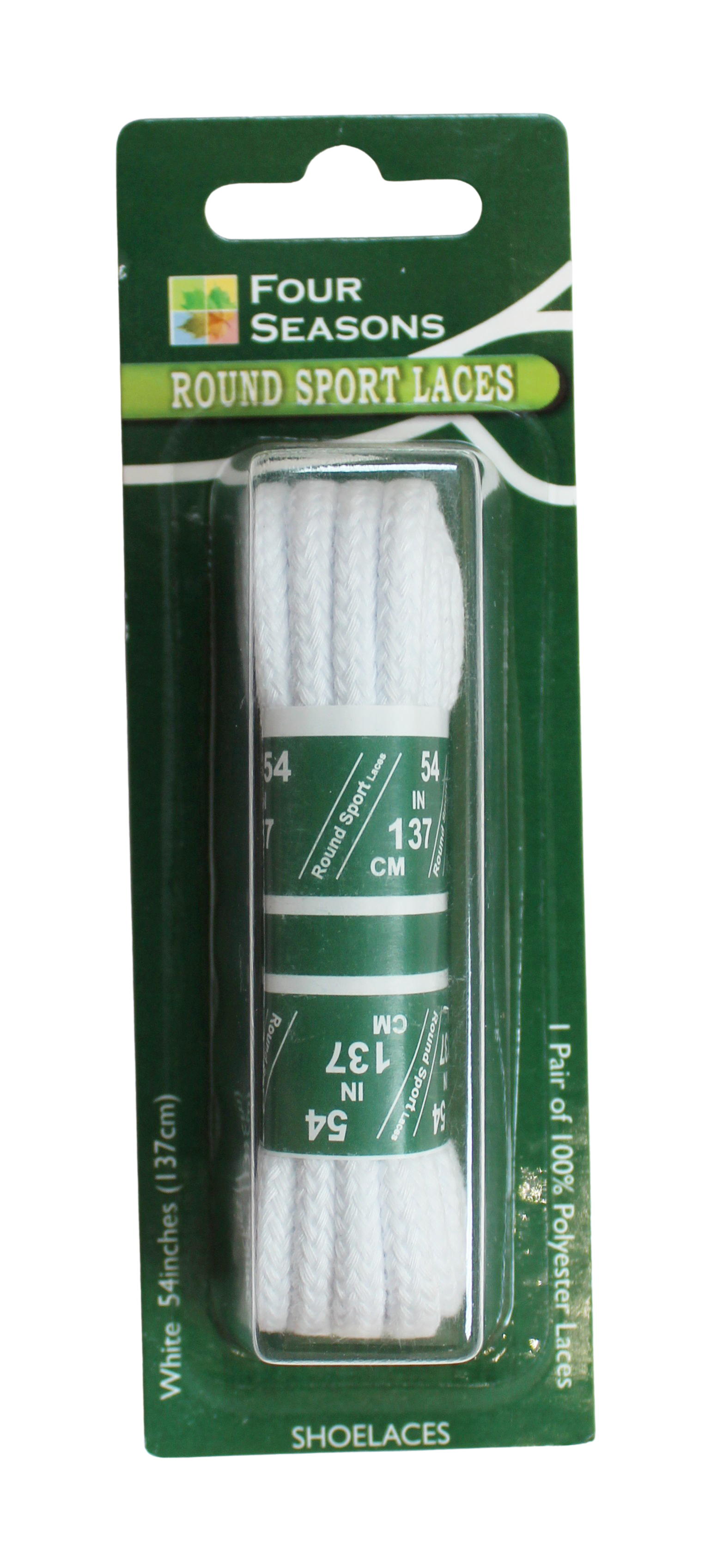 Four Seasons Round Sport Laces – Durable Cotton Shoelaces for Everyday Use    BURTEN DISTRIBUTION