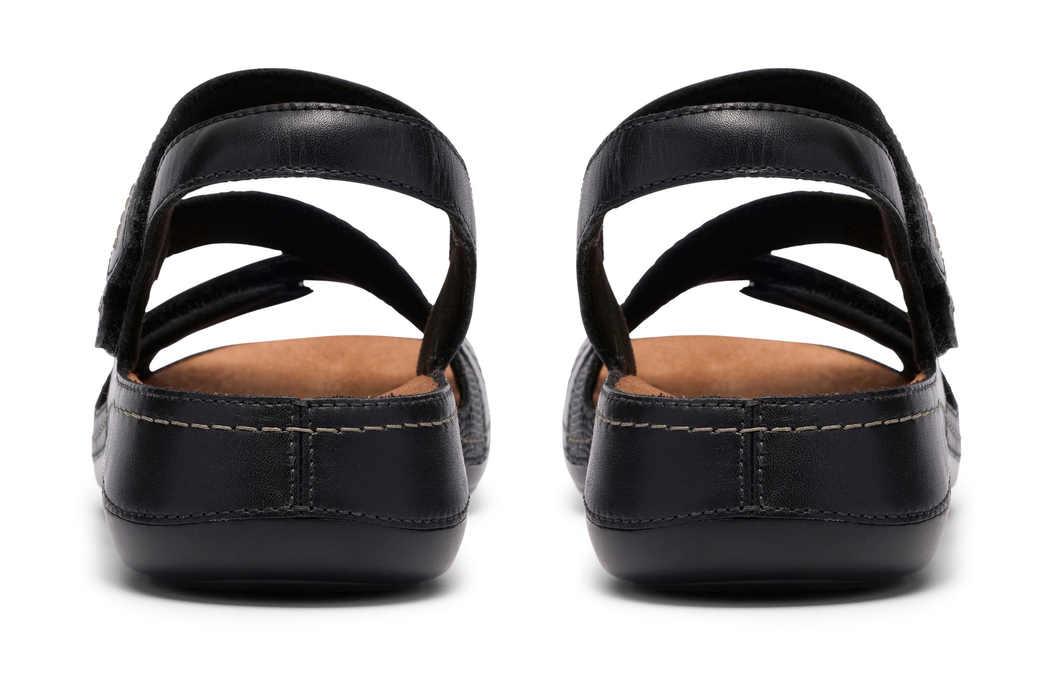 Women's Clarks Cecily Mix Sandals – Comfort Leather Strappy Sandals    CLARKS
