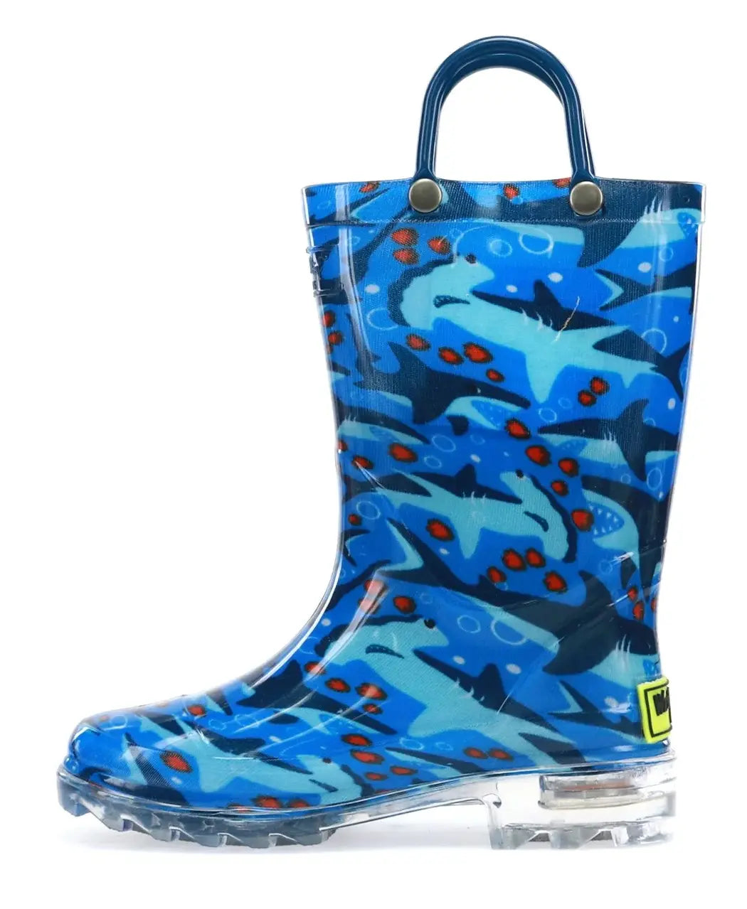 Toddler Western Chief Shark Chase Lighted Boots – Splashy Adventures with Light-Up Fun  Product variant 