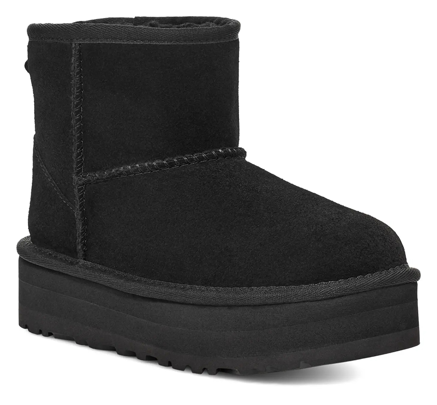 UGG Kids' Classic Mini Platform – Cozy, Stylish, and Elevated Comfort  SMOKE-PLUME-13  UGG