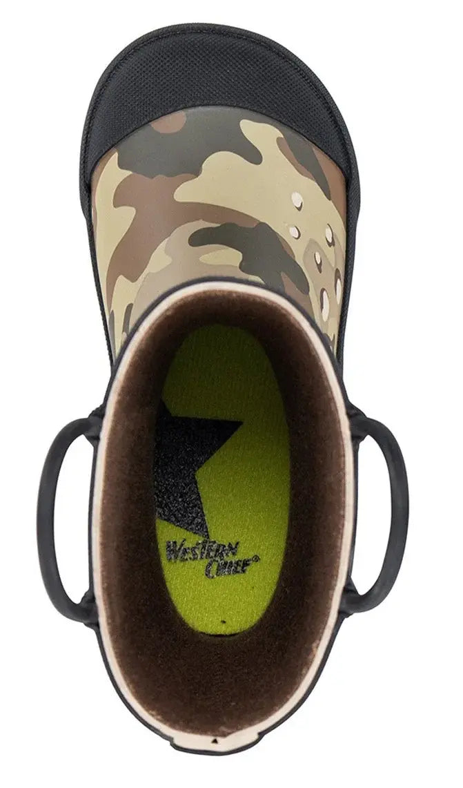 Kid’s Western Chief Frontier Flag Camo Boots – Adventure-Ready Style for Rainy Days  Product variant 