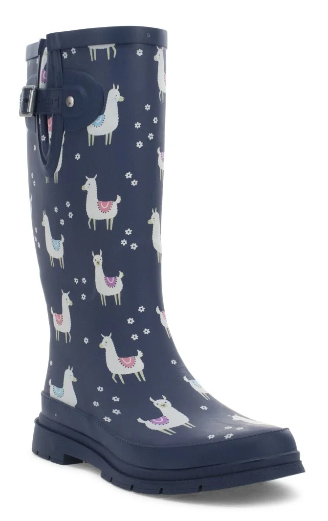 Women’s Western Chief Llama-Rama Tall Rain Boots – Playful Style with Waterproof Protection