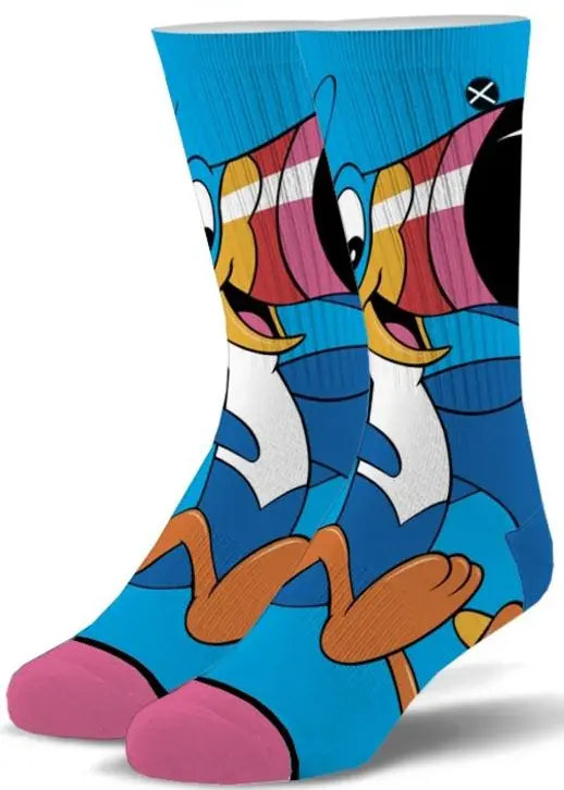 Kid's Odd Sox Follow Your Nose Socks – Froot Loops Toucan Sam Crew    ODD SOX