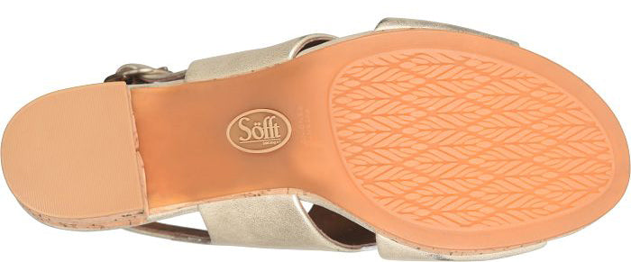 Women’s Sofft Liv – Platform Slingback Heel Sandals    SOFFT