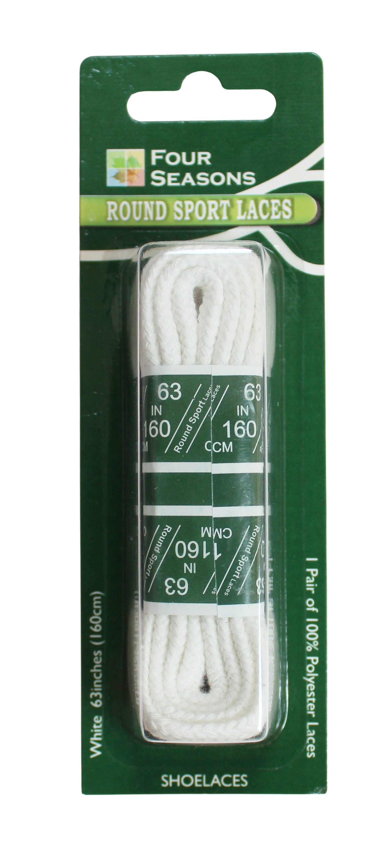 Four Seasons Round Sport Laces – Durable Cotton Shoelaces for Everyday Use    BURTEN DISTRIBUTION