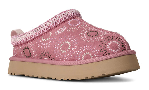 Kids’ UGG Tazz Sun Stitch – Cozy Embroidered Slip-On