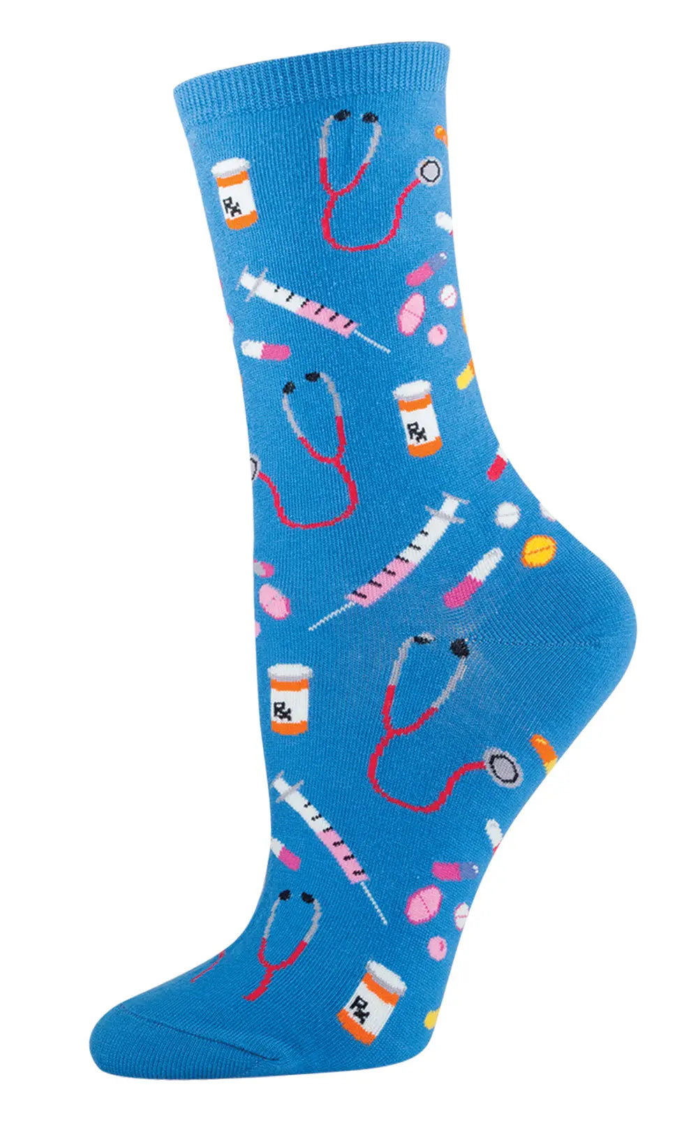 Socksmith Meds Socks – A Stylish Prescription for Everyday Wear  CORNFLOWER-BLUE-PR  SOCK SMITH