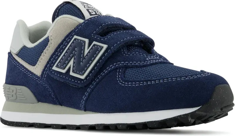 Kid's 574 Core Hook & Loop  NAVY-W-2½  NEW BALANCE