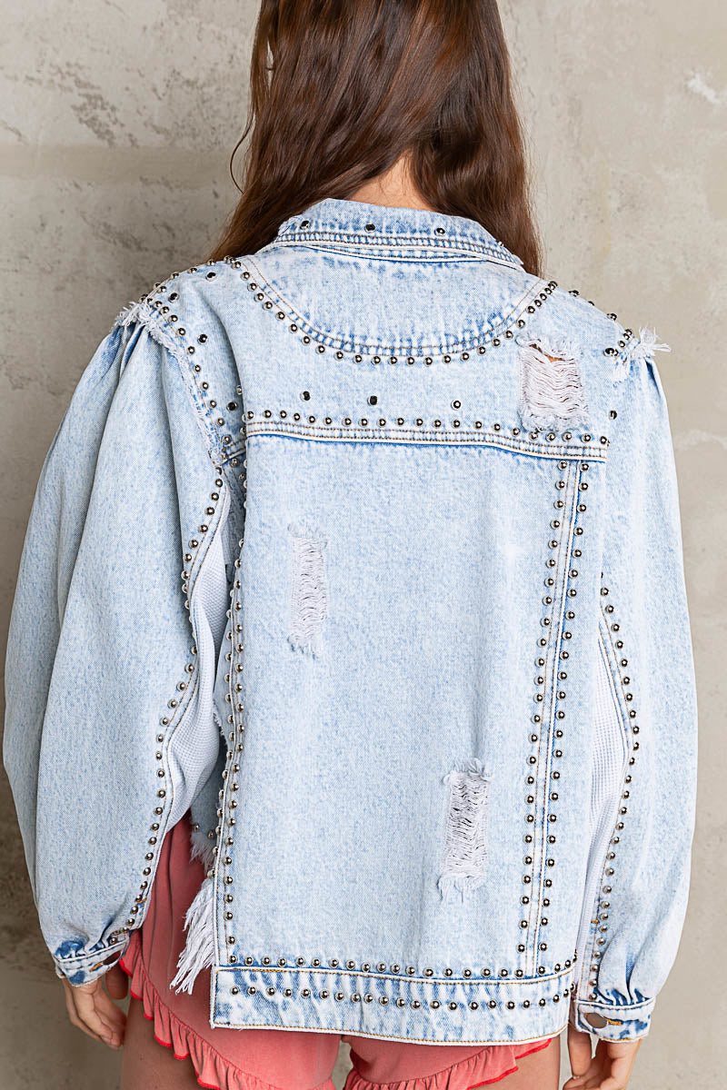 Rustic Babe Jacket – Edgy Denim Meets Chic Style