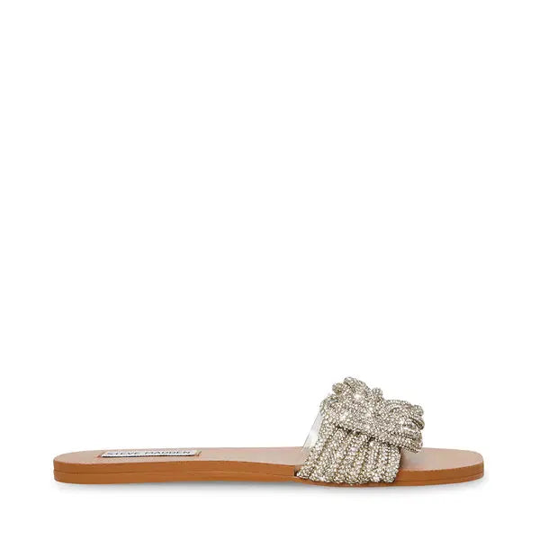 Women's Adore Embellished Sandal – A Glamorous Essential for Effortless Chic    STEVE MADDEN