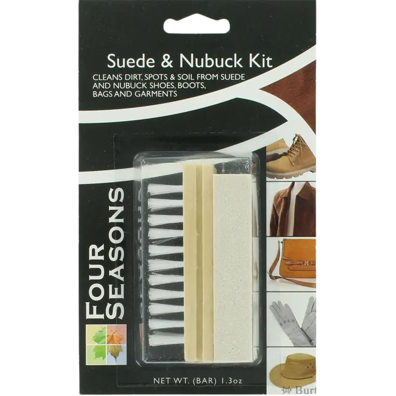 Four Seasons Suede & Nubuck Cleaning Kit – Spot Cleaner for Suede Shoes & Bags    BURTEN DISTRIBUTION