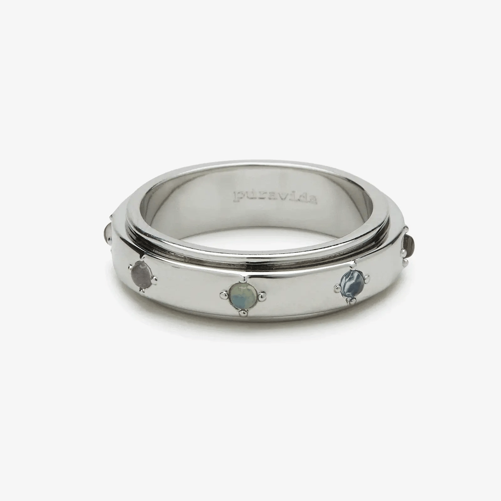 Pura Vida Mental Health Awareness Fidget Ring – Anxiety Relief & Mindful Style  8  PURA VIDA BRACELETS