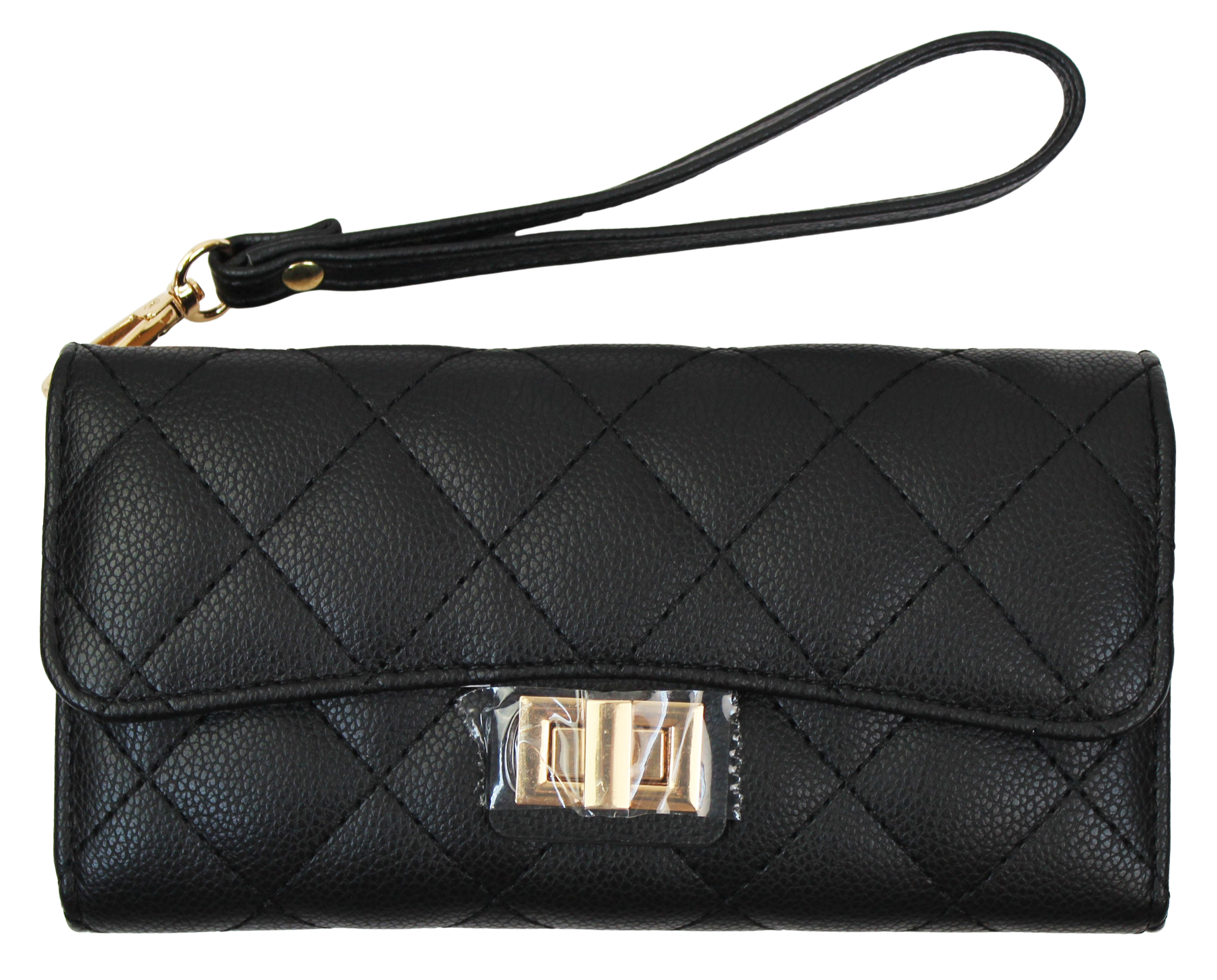 Joia Aristelle Quilted Wallet – Elegant Everyday Accessory  BLACK  JOIA TRADING CO.