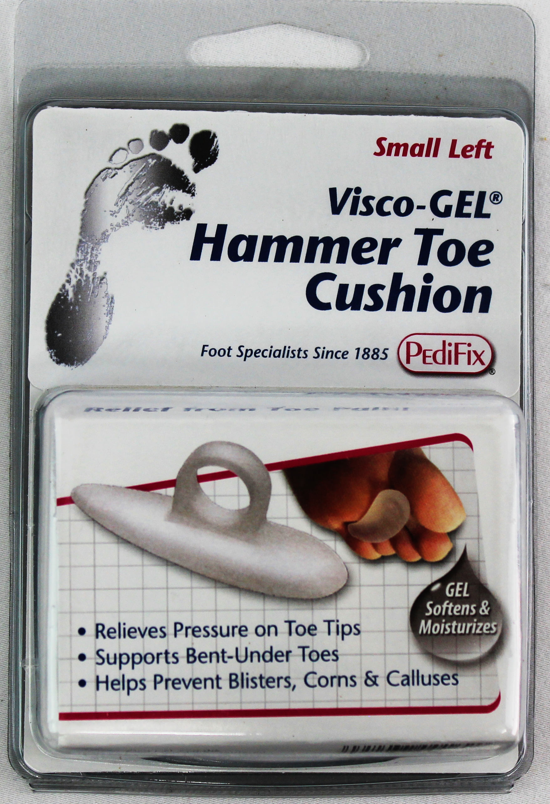 PediFix Visco-GEL Hammer Toe Cushion – Soothing Relief for Hammer Toe Pain    PEDIFIX